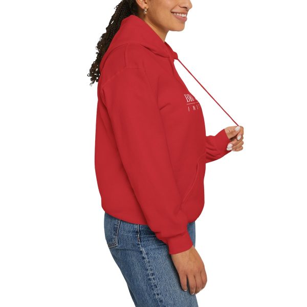 Brownstone Institute - Red Hoodie Side 2