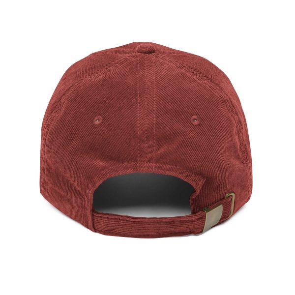 Vintage Corduroy Baseball Cap - Brownstone Institute Embroidery - Image 2